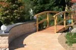 Gartengestaltung Holzbrücke